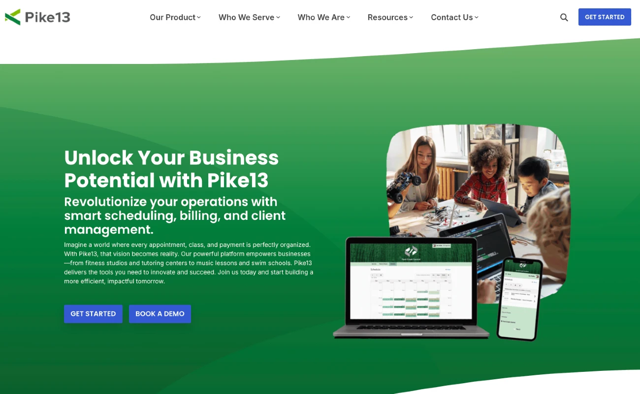 Pike13 Homepage