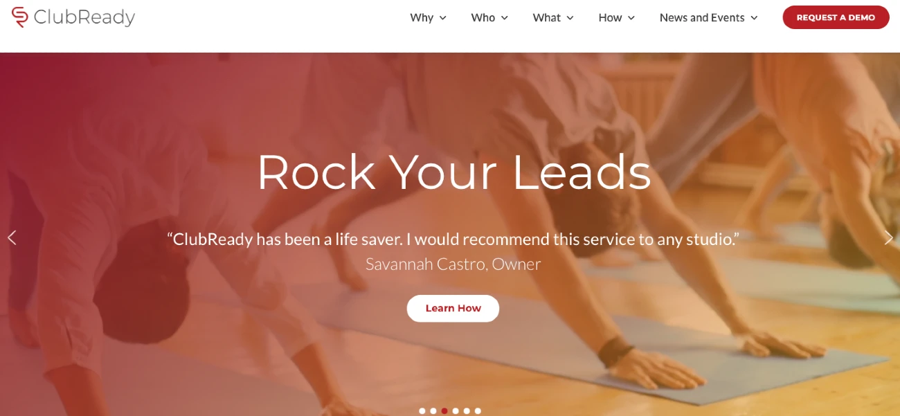 ClubReady Homepage