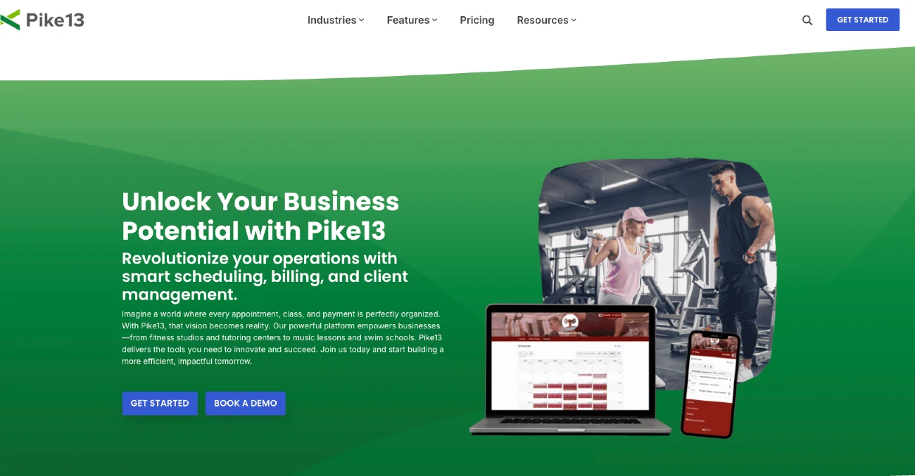Pike13 Dashboard